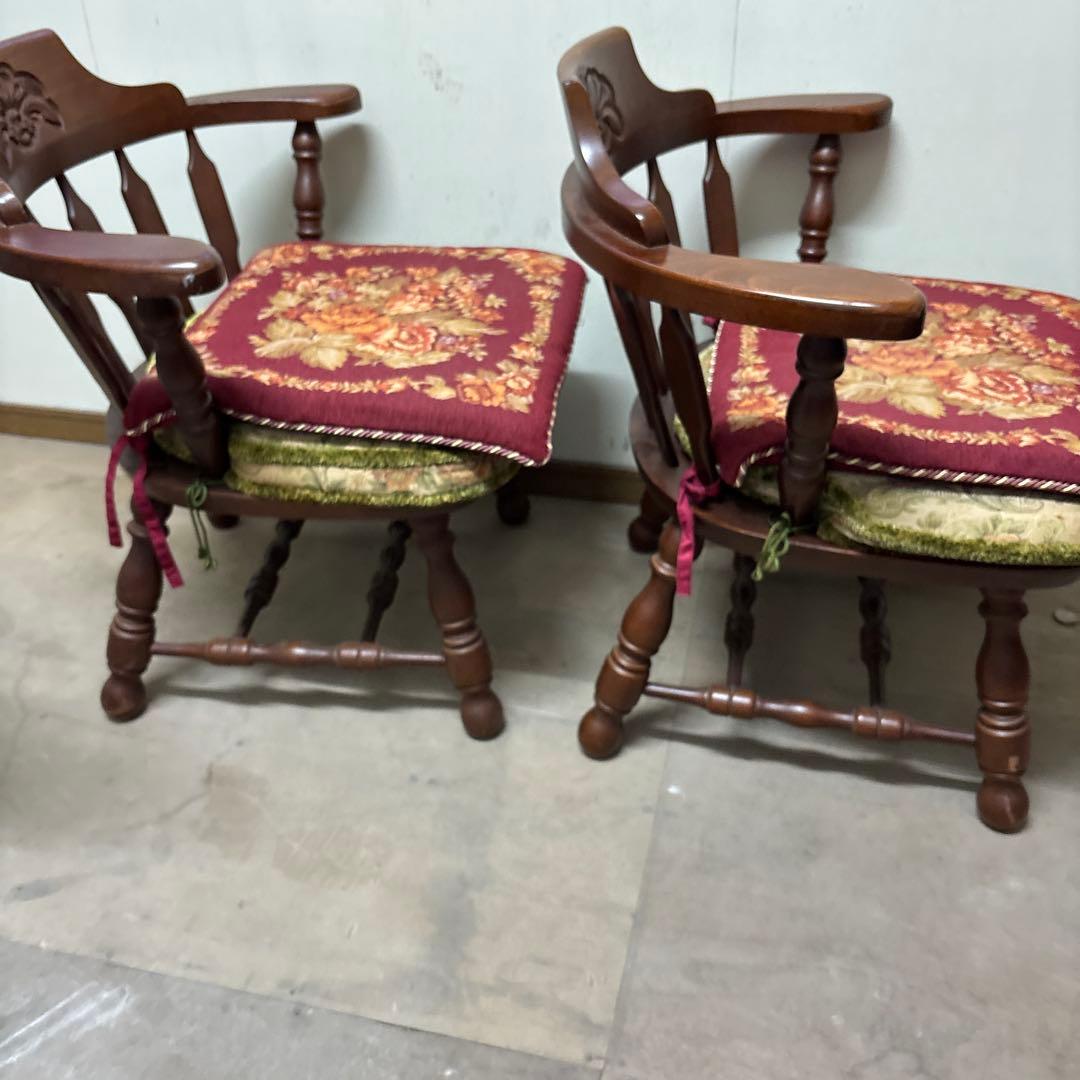 WINDS 太平　アンティークチェア　ローチェア　ウィンザーチェア　2脚　最安値