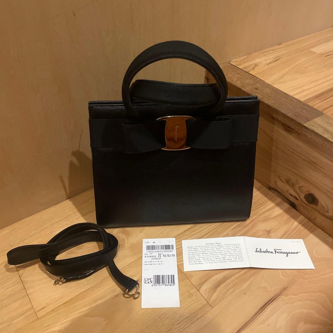 フェラガモ Salvatore Ferragamo ヴァラ 2WAYハンドバッグ