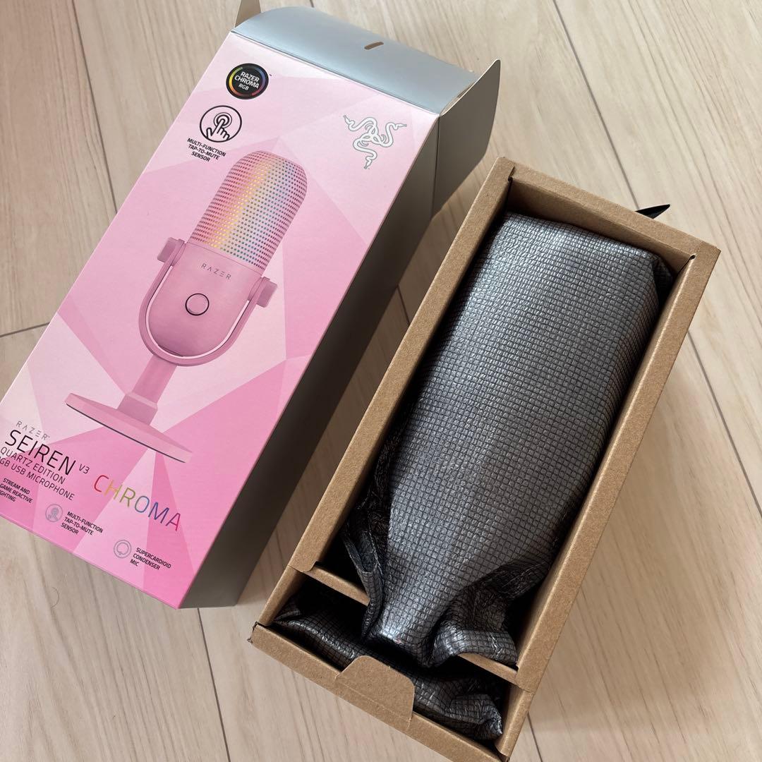 Razer Seiren V3 Chroma Quartz コンデンサーマイク