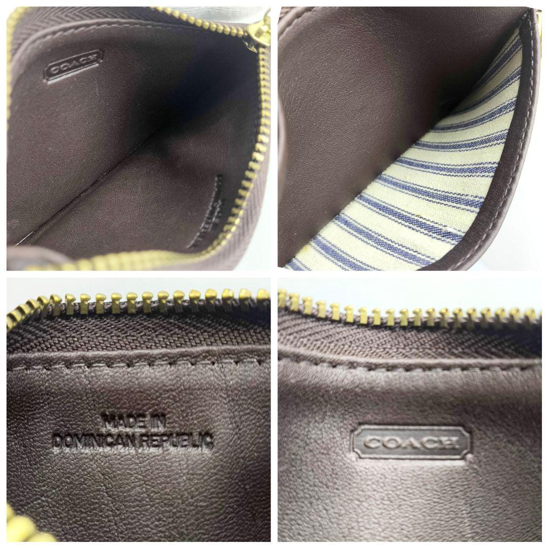ほぼ未使用 コーチ ケース 小銭入れ オールドコーチ ブティックライン
