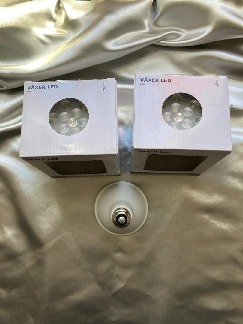 【新品＆中古3個セット】 IKEA VAXER ヴェクセル 育成ライト イケア