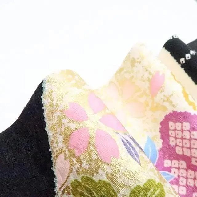 Y2698◇美品 正絹 金駒刺繡 手縫い 成人式 トール・ワイド 振袖 着物