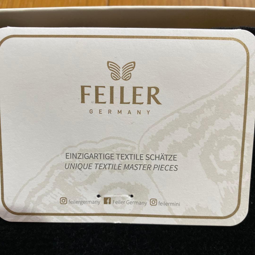 新品FEILER 植物柄大判バスタオル 定価¥3 0000以上のお品