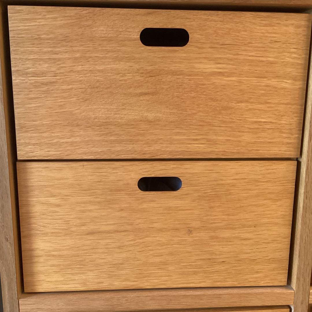 無印良品　スタッキングシェルフ　チェスト　2段