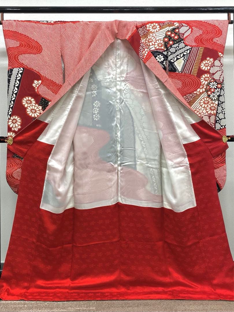 振袖 豪華 絞り 金駒 金彩 紋意匠 身丈170cm