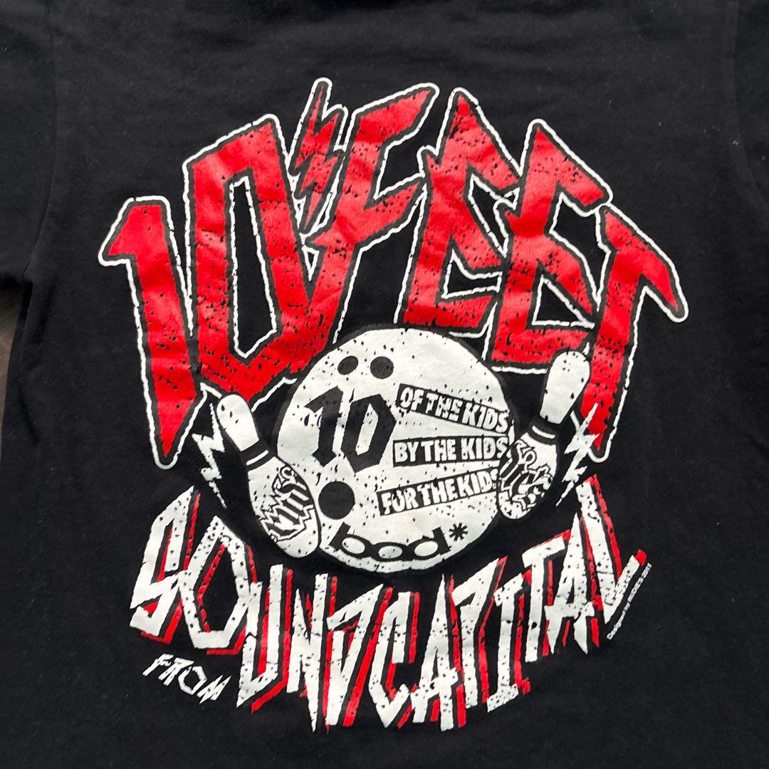 8SM1 10FEET ライブTシャツ　黒　M 古着 バンT used