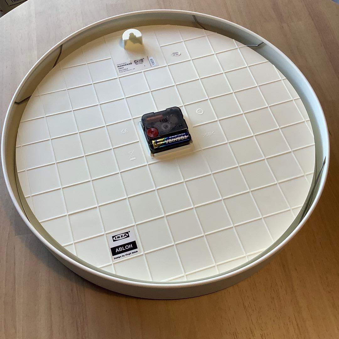 IKEA ヴァージルアブロー MARKERD 時計　off-white