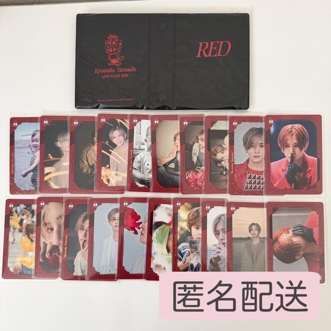 山田涼介 RED ビジュアルカード カードホルダー 全種類 コンプリート セット