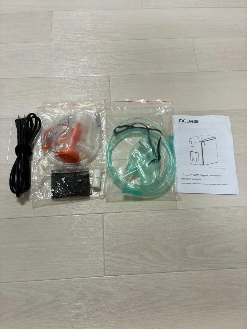 MEDRIS　家庭用酸素発生器　JY-102W　使用時間216h