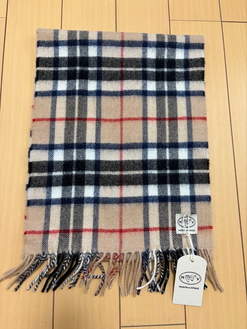 【値段交渉受付中】ウールマフラー ベージュMAISON et VOYAGE