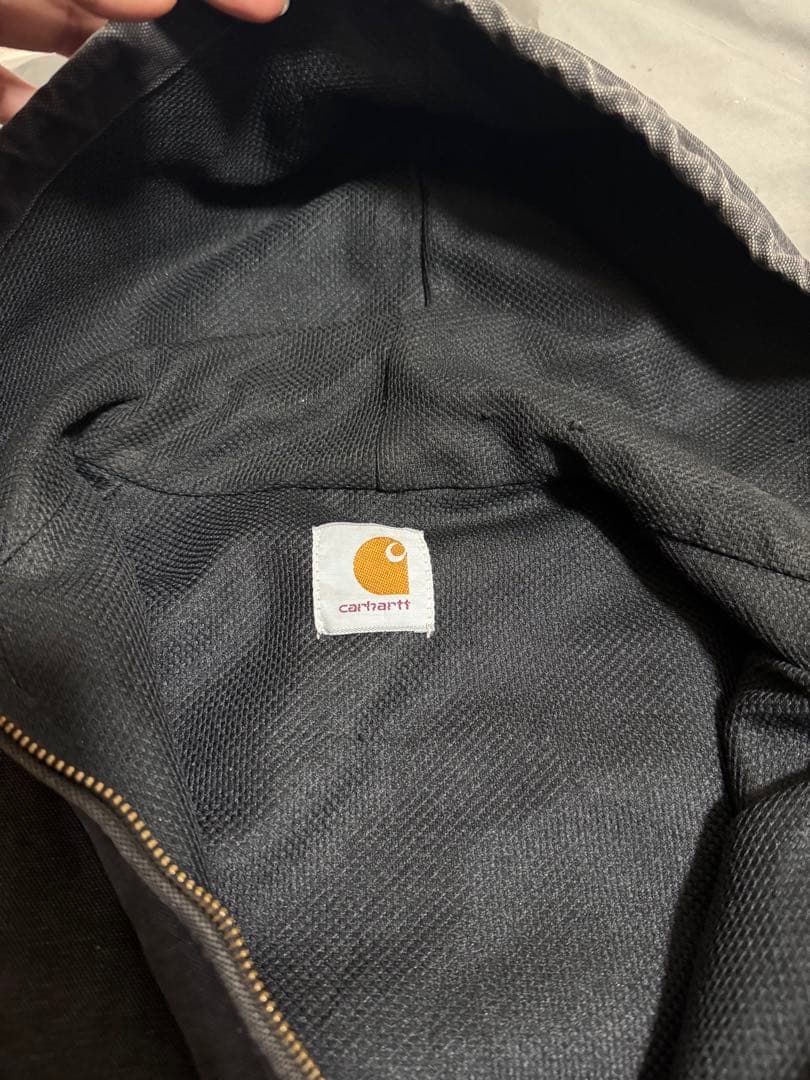 Carhartt ダークグレー フード付きジャケット 90s