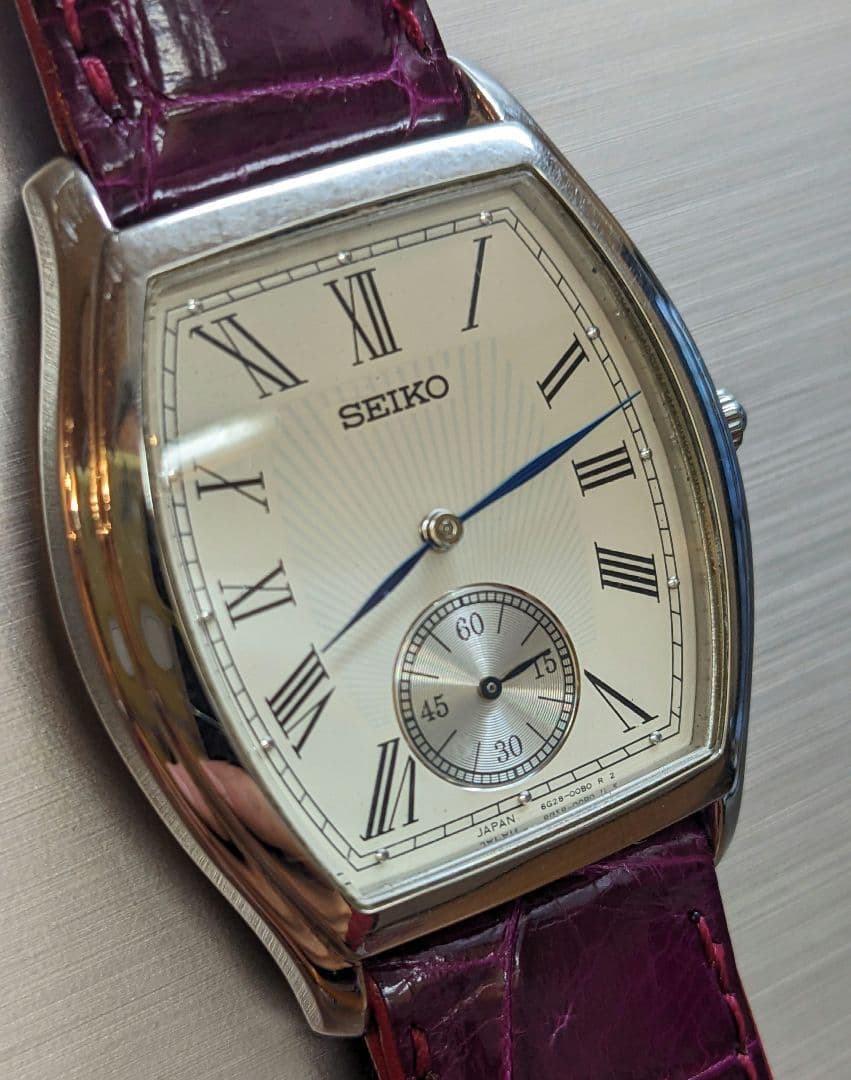 SEIKO インターナショナル スモセコ 6G28-00A0 青針　稼働美品