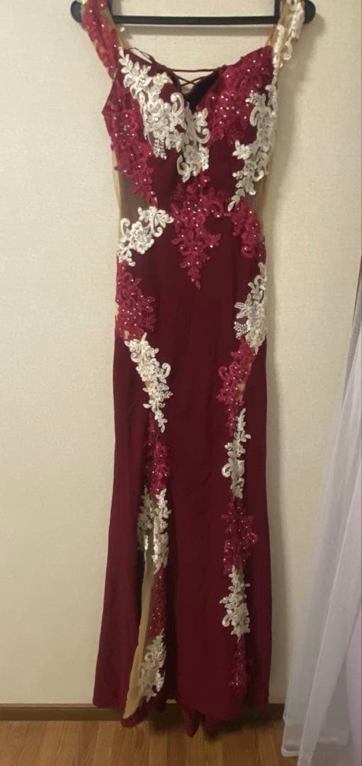 IRMA キャバドレス オフショルロングドレス