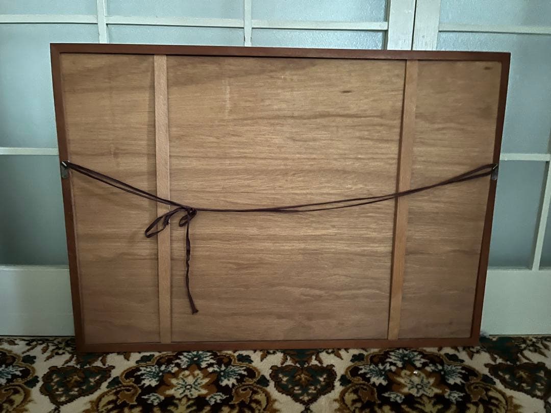 サン・マルタン運河 ベルナールビュッフェ 額縁 絵 インテリア