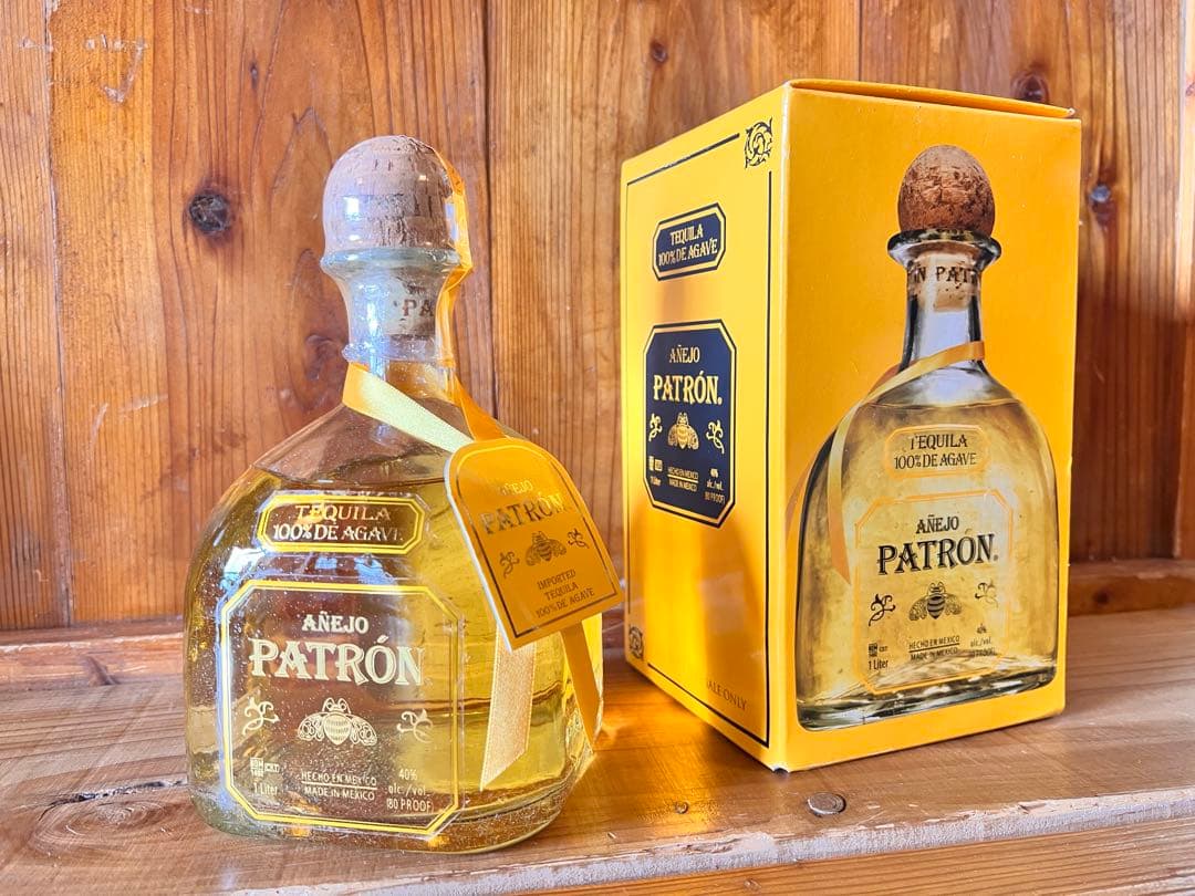 【新品未開封】箱付きパトロン アネホ テキーラ Patron