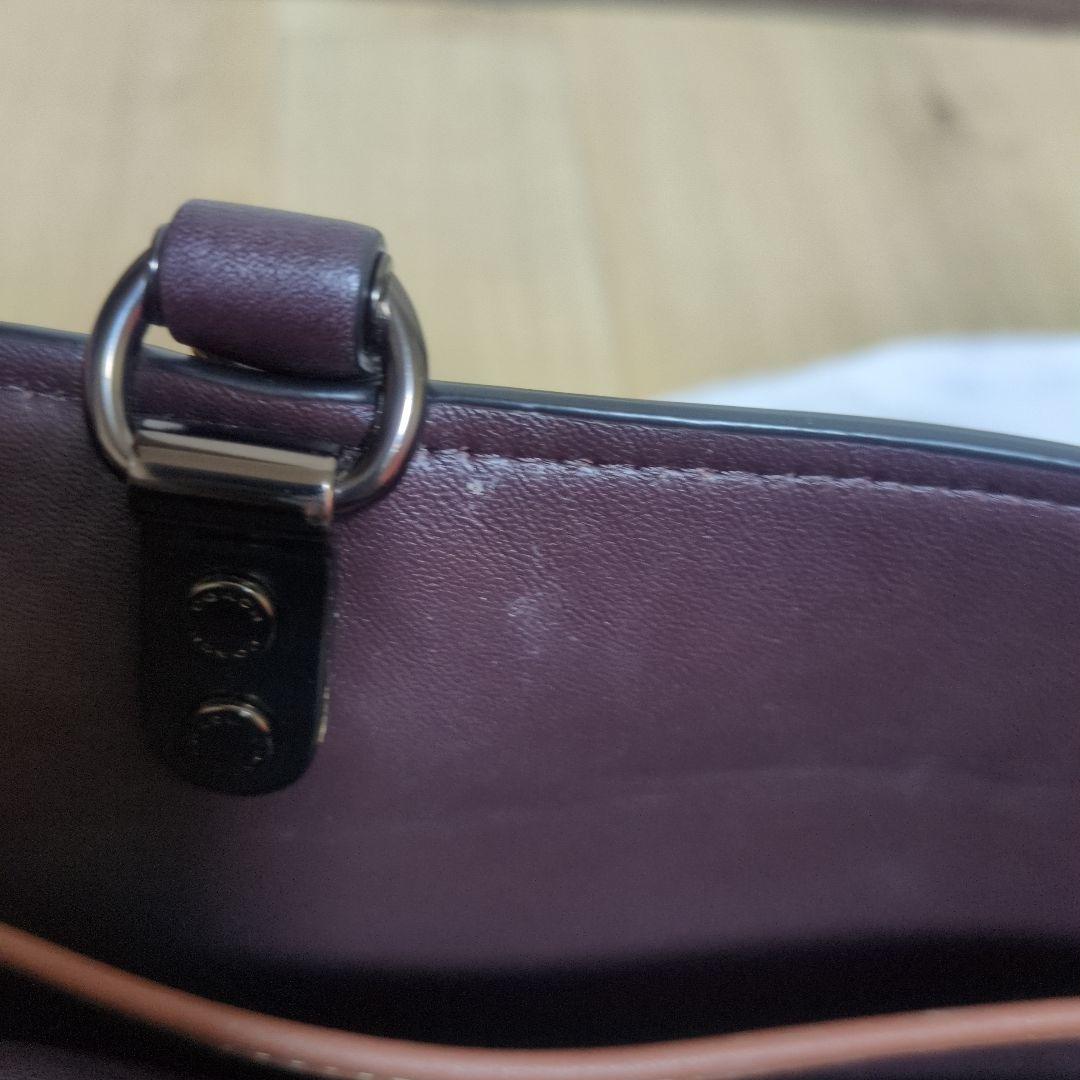 COACH　コーチ　ローグ ティーローズ　バッグ　花