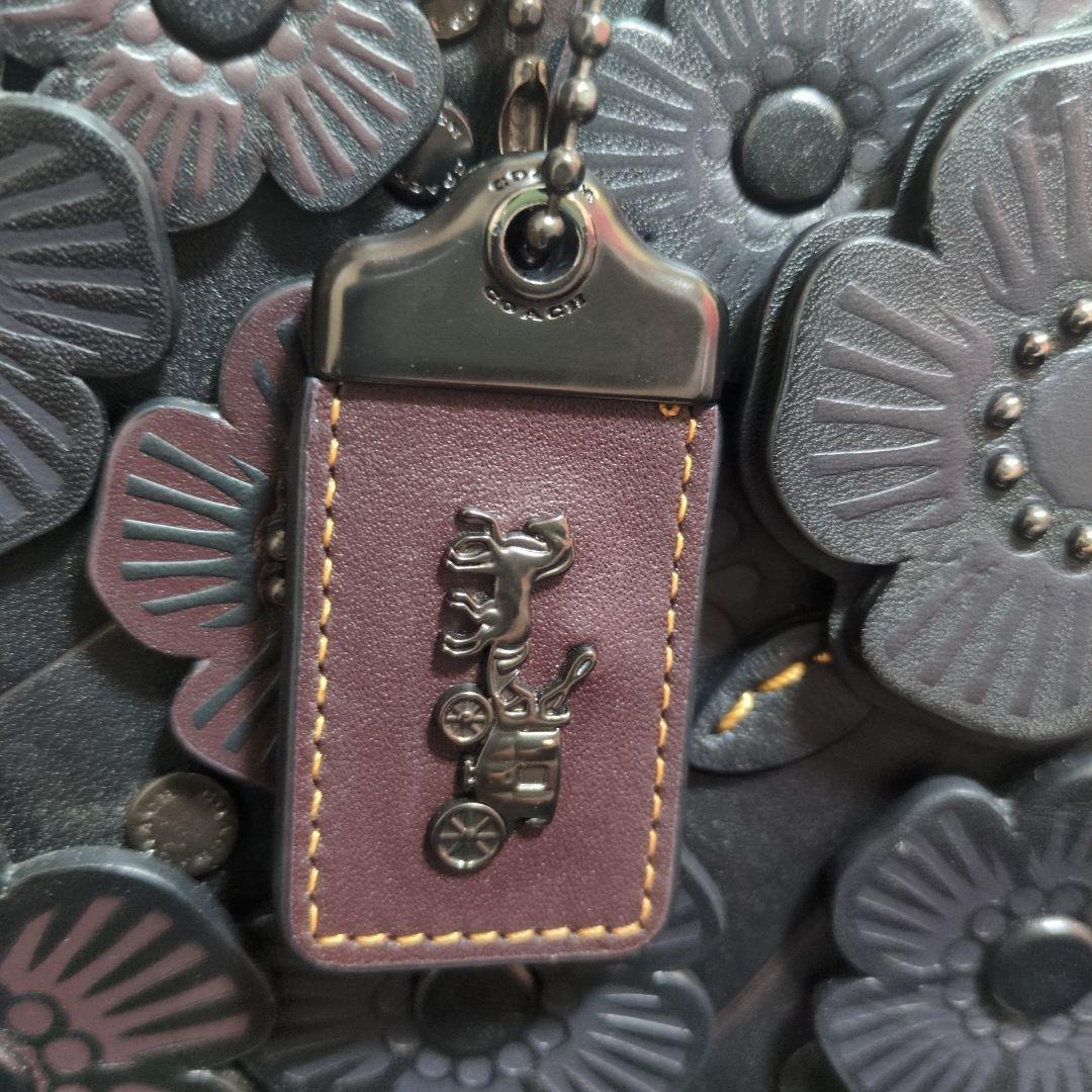 COACH　コーチ　ローグ ティーローズ　バッグ　花