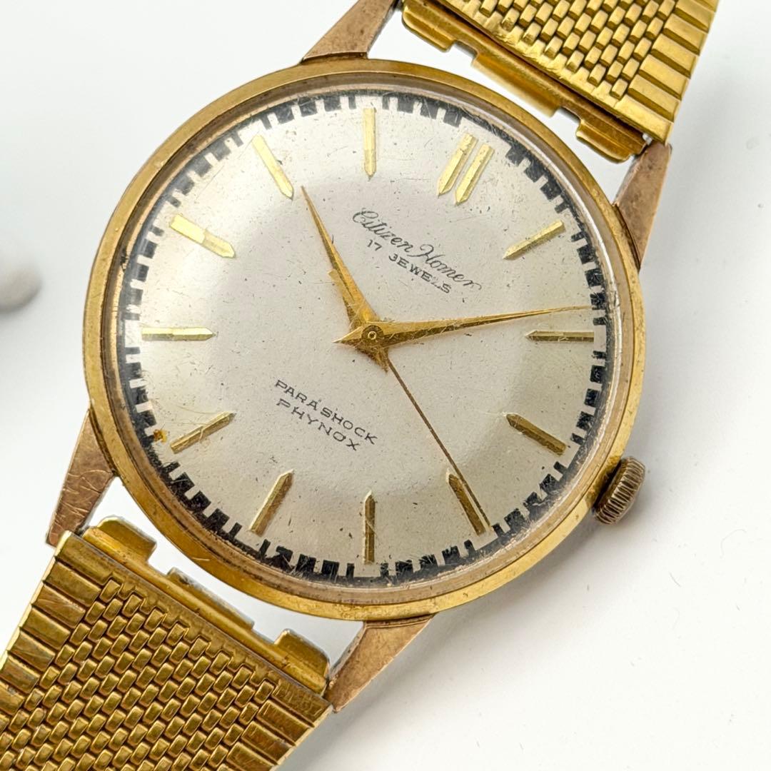 CITIZEN r シチズン ホーマー ヴィンテージ 手巻き 腕時計