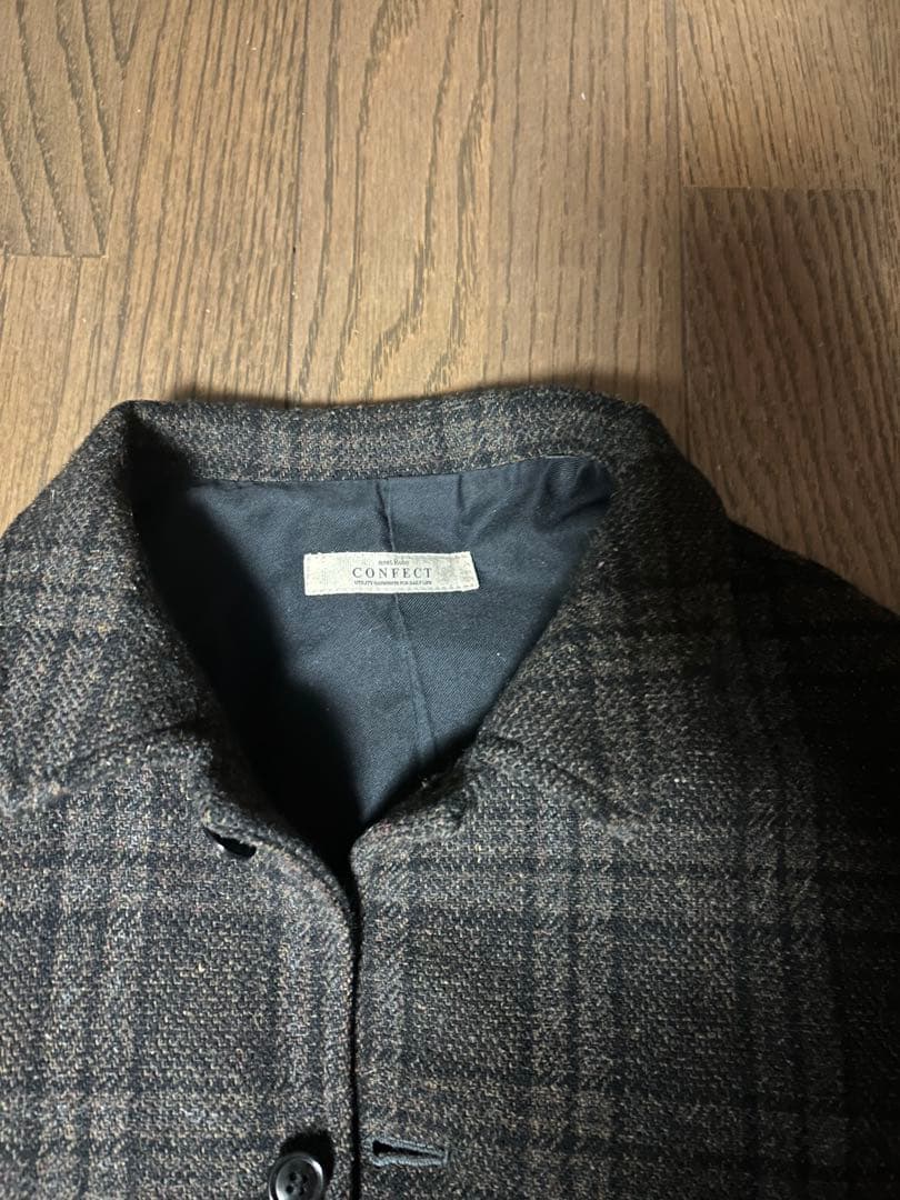 nest robe CONFECT ウールチェックショートブルゾン