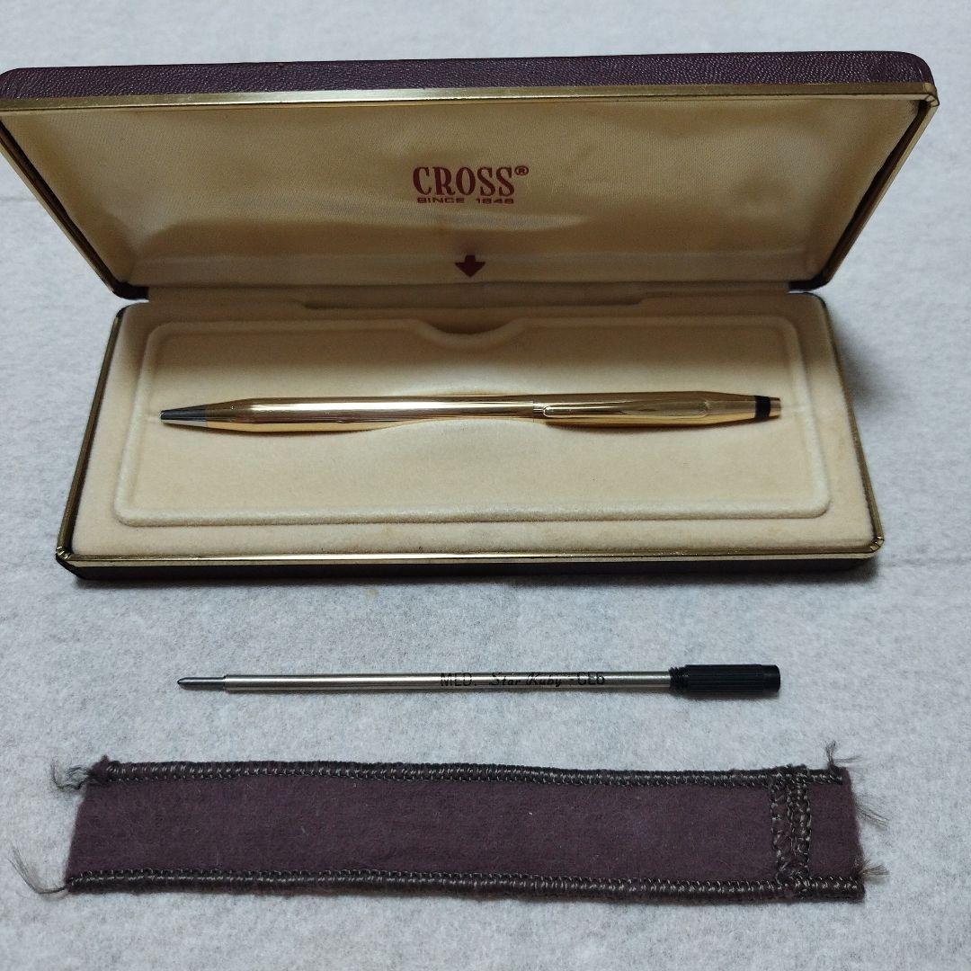 クロスボールペン　cross クラシックセンチュリー　14金無垢　14K