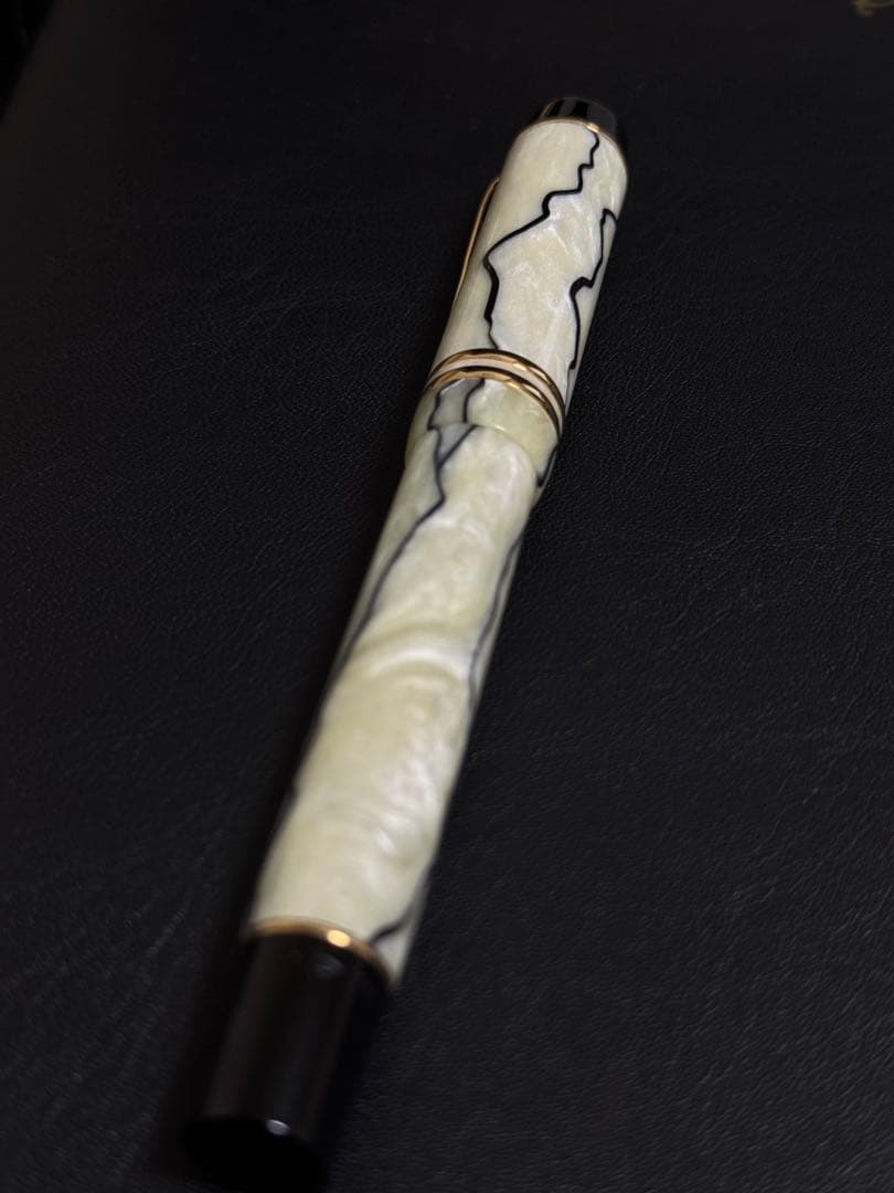 パーカー デュオフォールド パール＆ブラック センテニアル 18k F(細字)