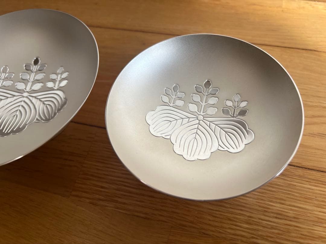 純銀製 銀杯 造幣局製　内閣総理大臣 刻印有 390g silver