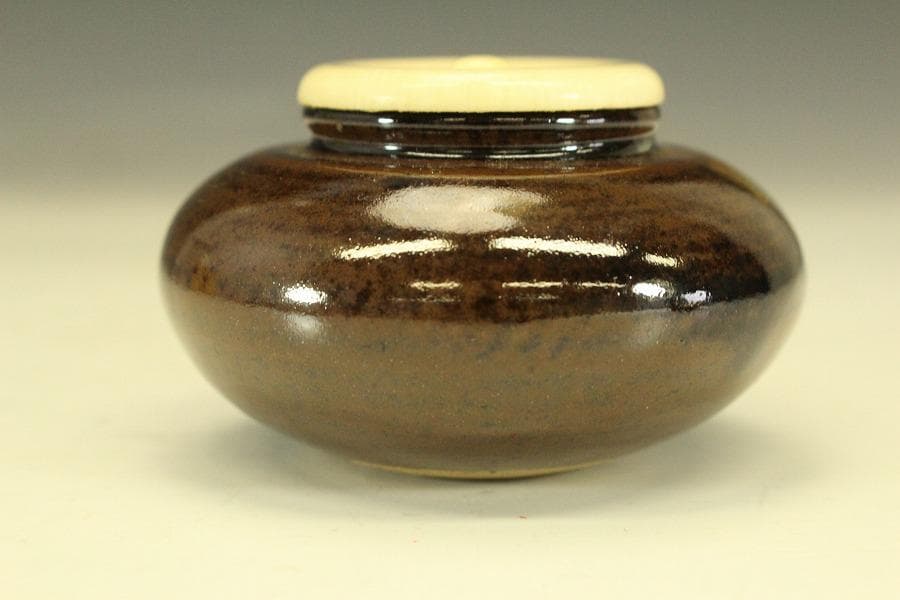 茶道具 内海 茶入 共箱(RC988)