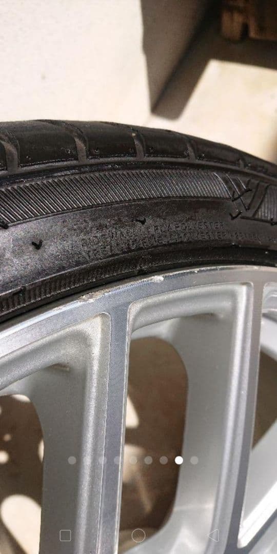 【期間限定送料込み】早い者勝ち  19インチ コンケイブタイヤ付き