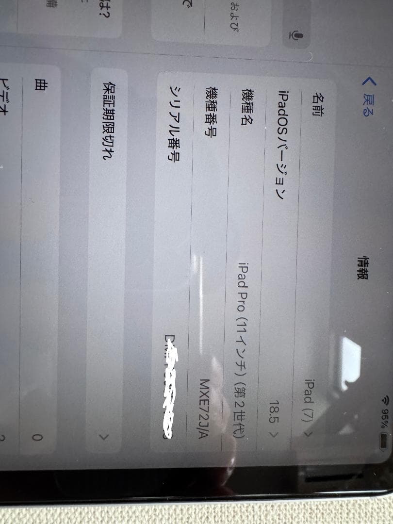 iPad Pro 11インチ(第2世代)512GB Cellular 付属品有