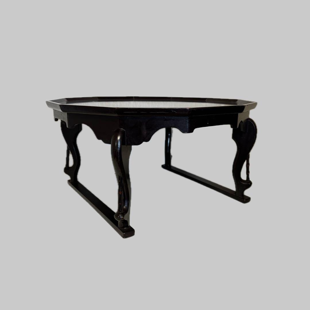 李朝家具 大型ソバン 67cm 十二角盆 木製 時代 テーブル