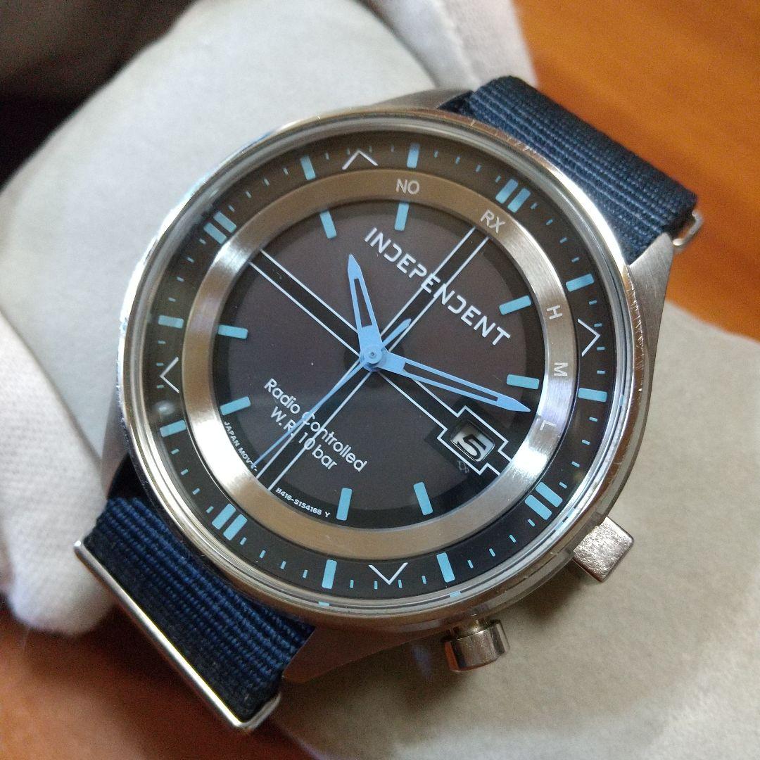 シチズン　CITIZEN　INDEPENDENT　ソーラー電波　腕時計　中古