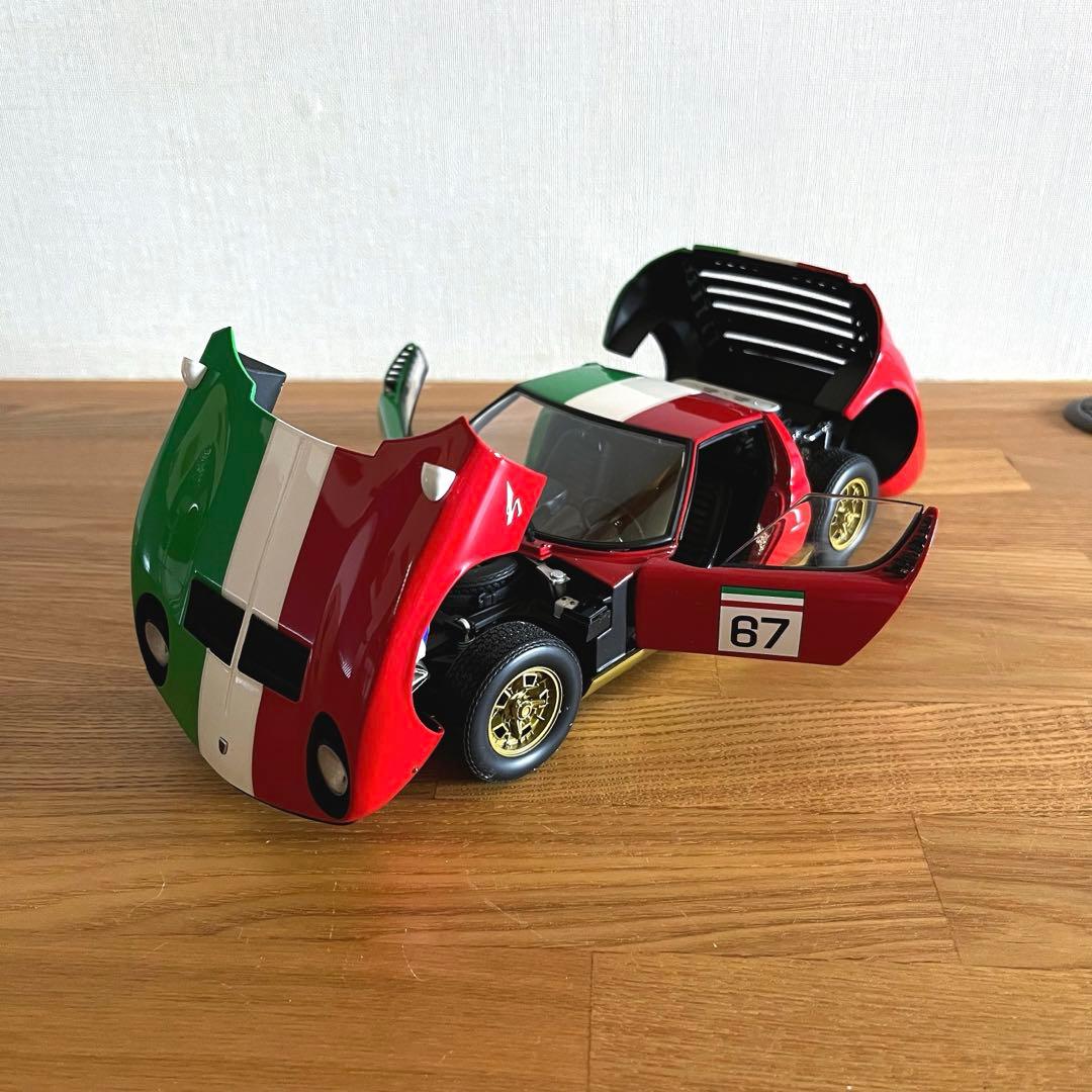 【非売品 池沢早人師】 1/18 京商 ランボルギーニ ミウラ P400＃67