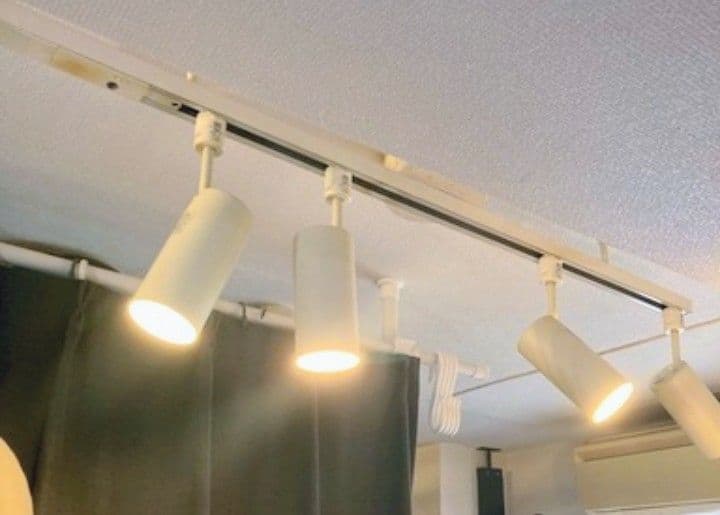 無印良品 システムライト ホワイト スポットライト セット LED電球つき