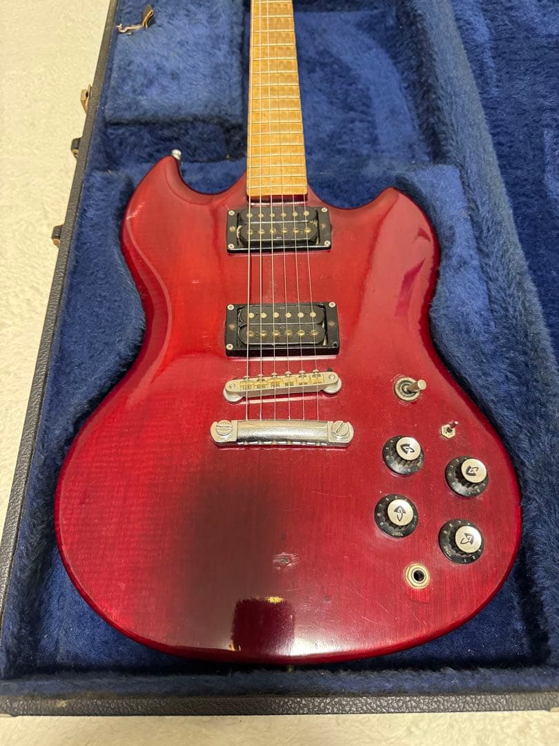 GUILD エレキギター ヴィンテージチェリーレッドSGスタイルハードケース付き