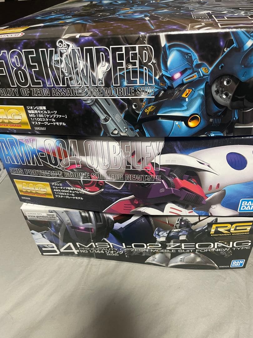 ガンプラ　mg rg ケンプファー　キュベレイ　ジオング　まとめ売り ジオン