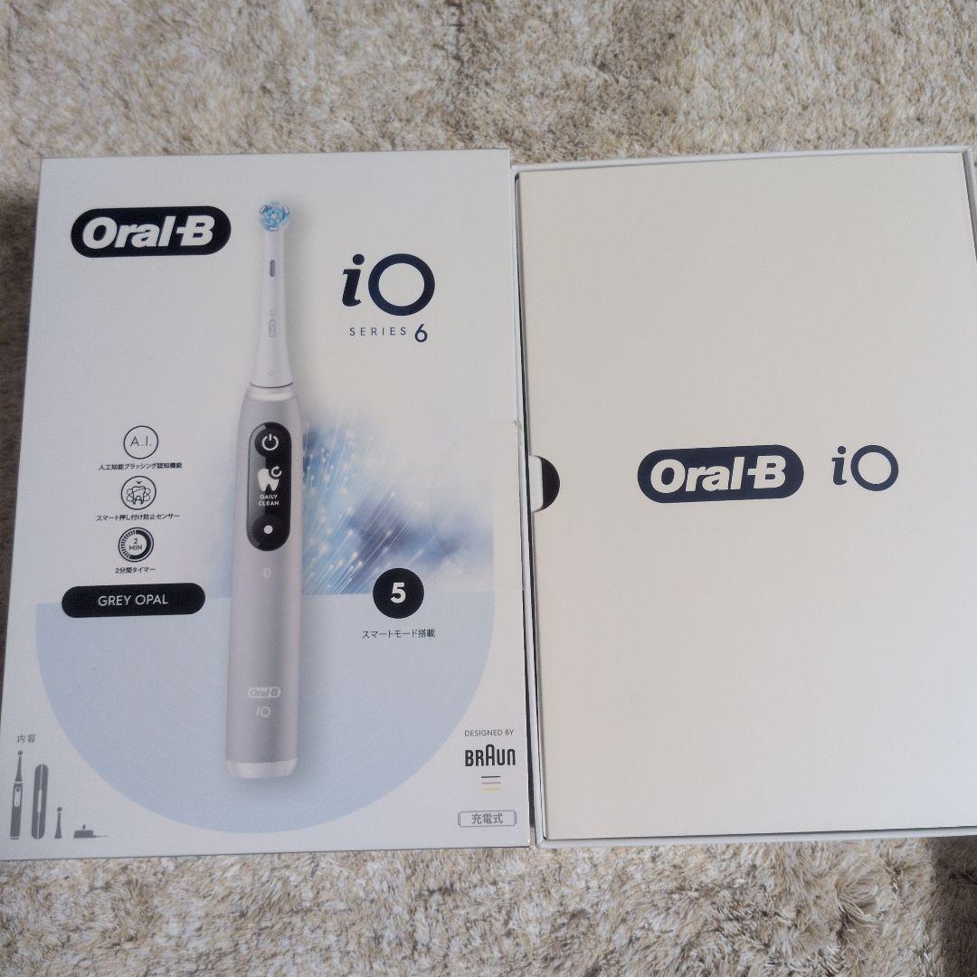 Oral-B iO6 Grey Opal 電動歯ブラシ本体