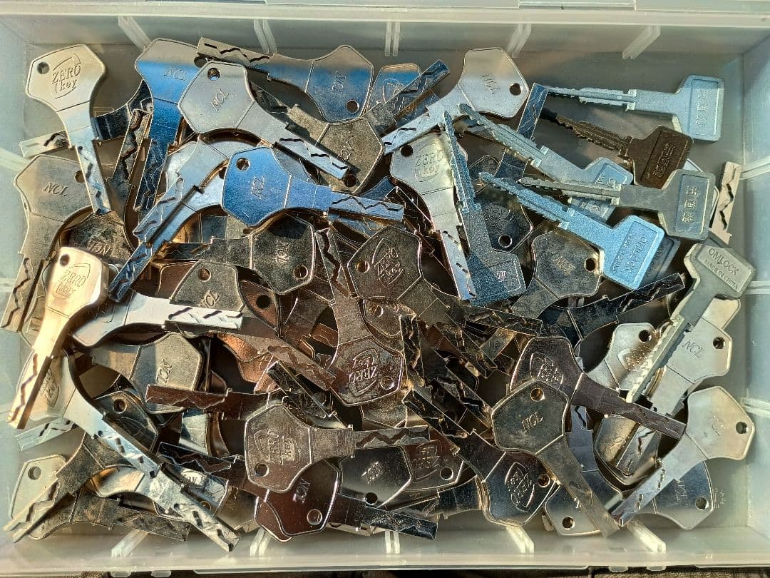 ゼロキー73本@250　流通キー8本@150