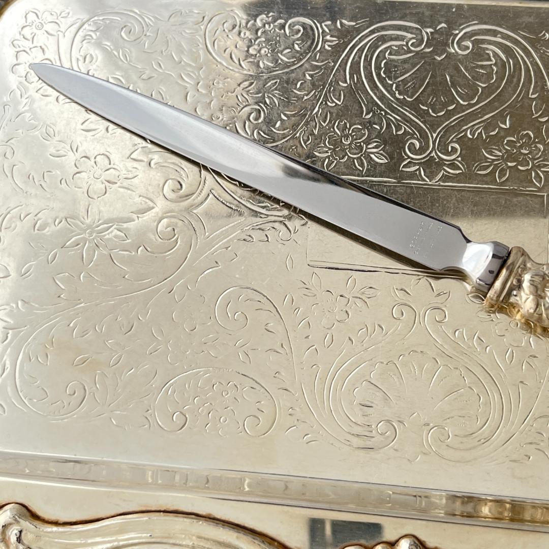 【Gorham】 アールヌーボー レターオープナー / レターナイフ【純銀】