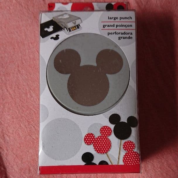 【新品未使用】Mickey Mouse 90周年 限定 クラフトパンチ 3セット