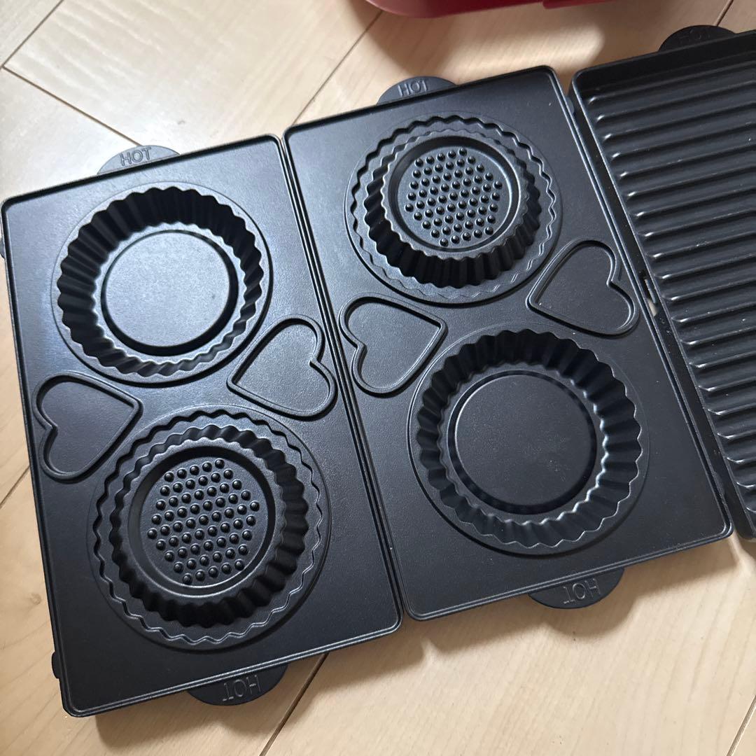 Vitantonio ビタントニオ　ホットプレート 多機能 レッド