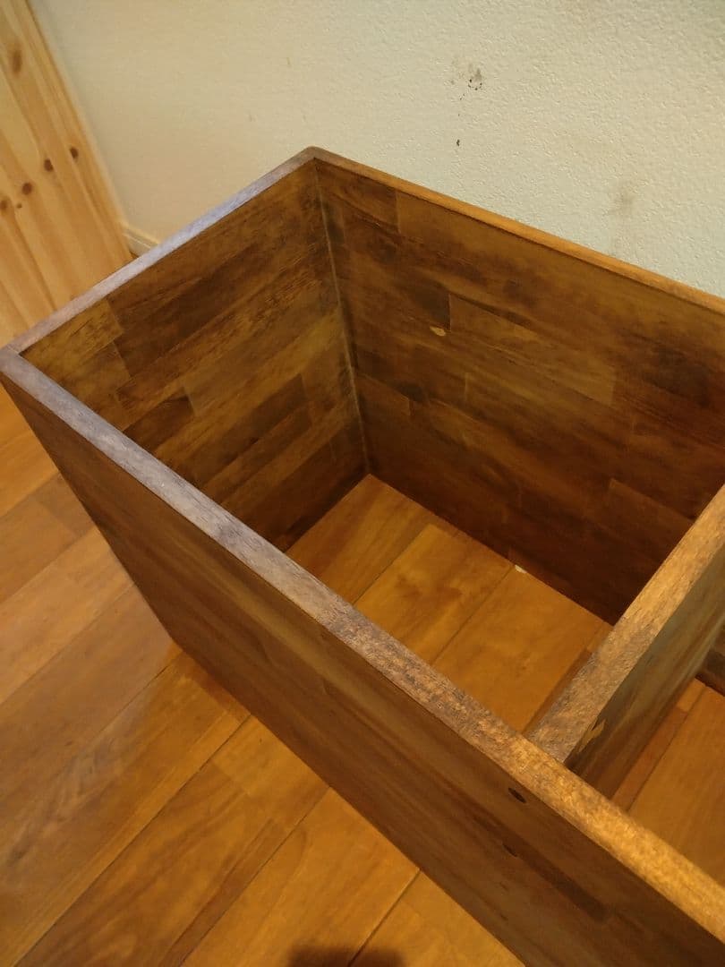 木製　ハンドメイド　オーダー　日の字　ワトコオイル　棚　水槽台　シェルフ