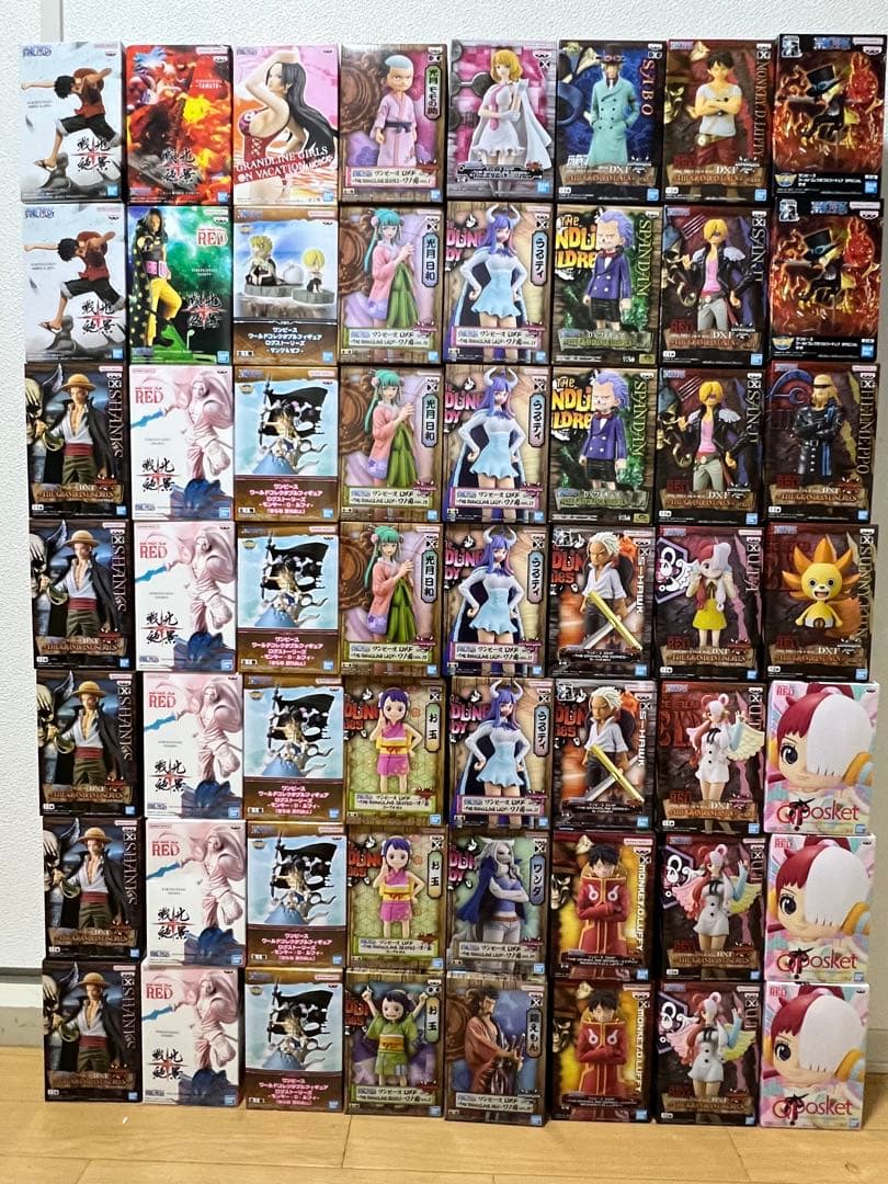 未開封 ワンピースフィギュア 56個 まとめ売り DXF ONE PIECE