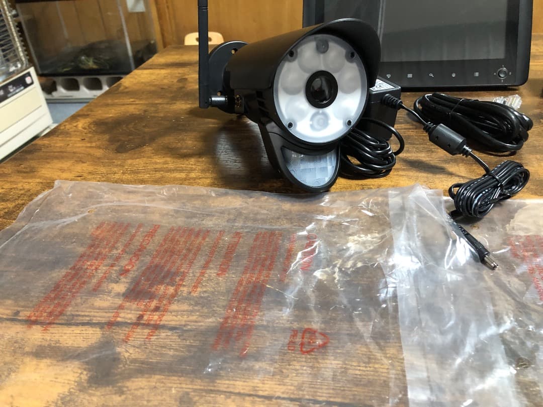 NSK NS-101W モニター&センサーライト機能付カメラセット