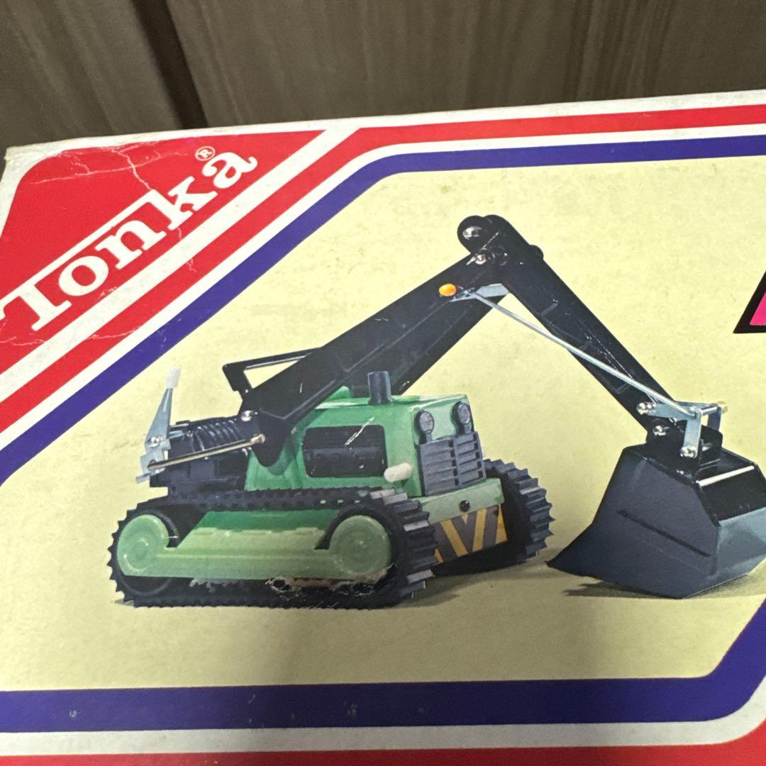 tonka BANDAI パワーシャベル　ブリキ 外箱付き　新品未使用　年代物