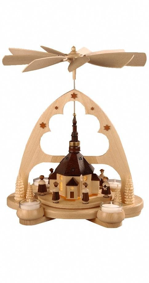 クリスマスピラミッド　アーチ型　ザイフェン教会 ミュラー　オリジナル