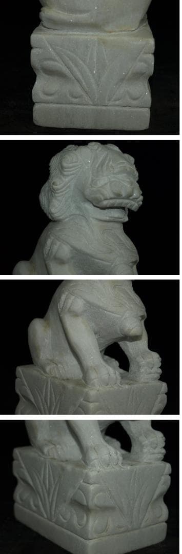 中国 国宝級　天龍山石窟仏教美術　北魏獅子像J1210A6-4