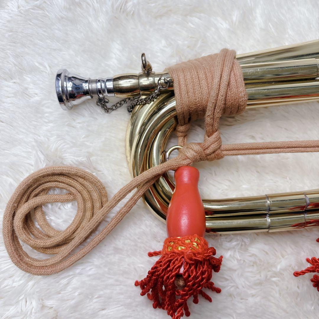 信号ラッパ 浜松まつり 自衛隊 消防隊 お祭り 昭和レトロ 進軍ラッパ