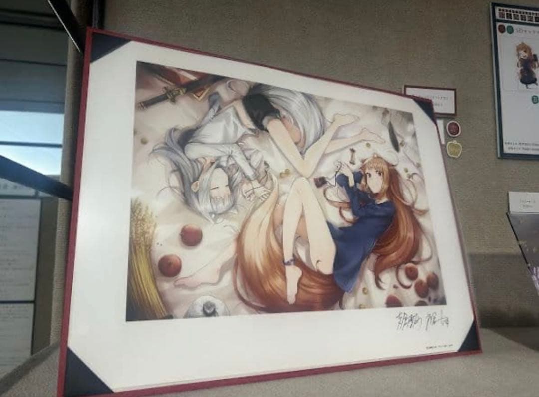 狼と香辛料 狼と香辛料展 50枚限定品 版上サイン入りアートグラフ