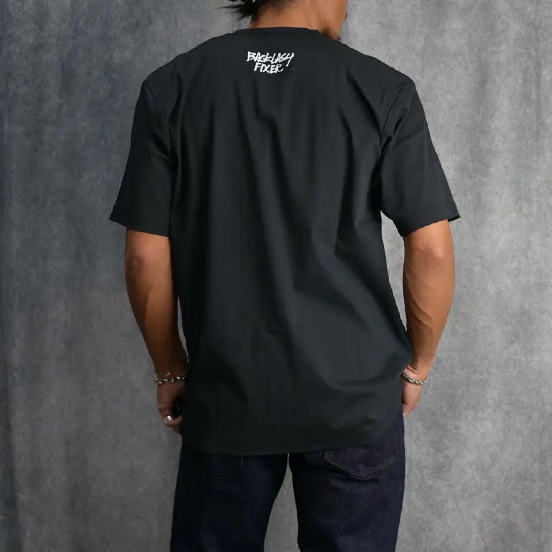 【新品・タグ付き】BACKLASH × FIXER フォトプリントT ブラック