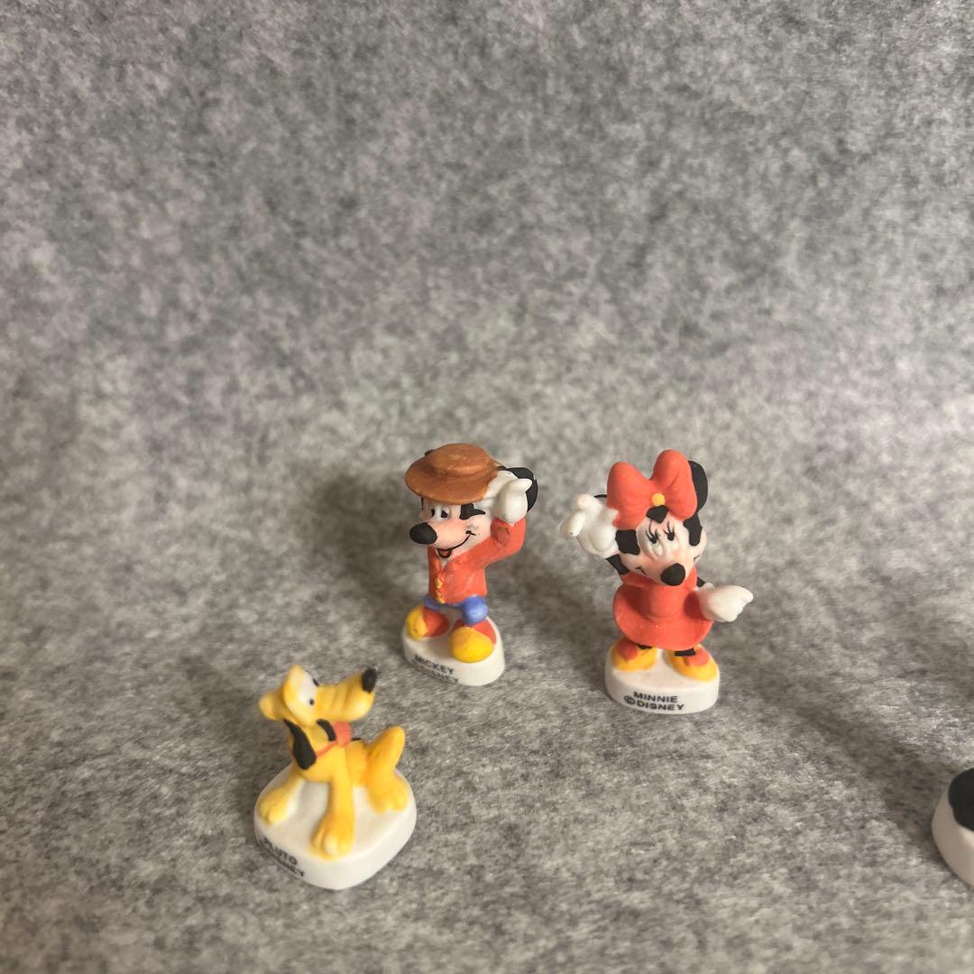 フェーブ　ディズニー陶器つや消し　フランス 9体セット